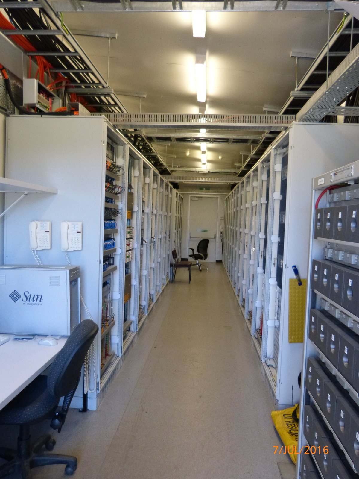 Secondary systems room — Substation control and protection panel room