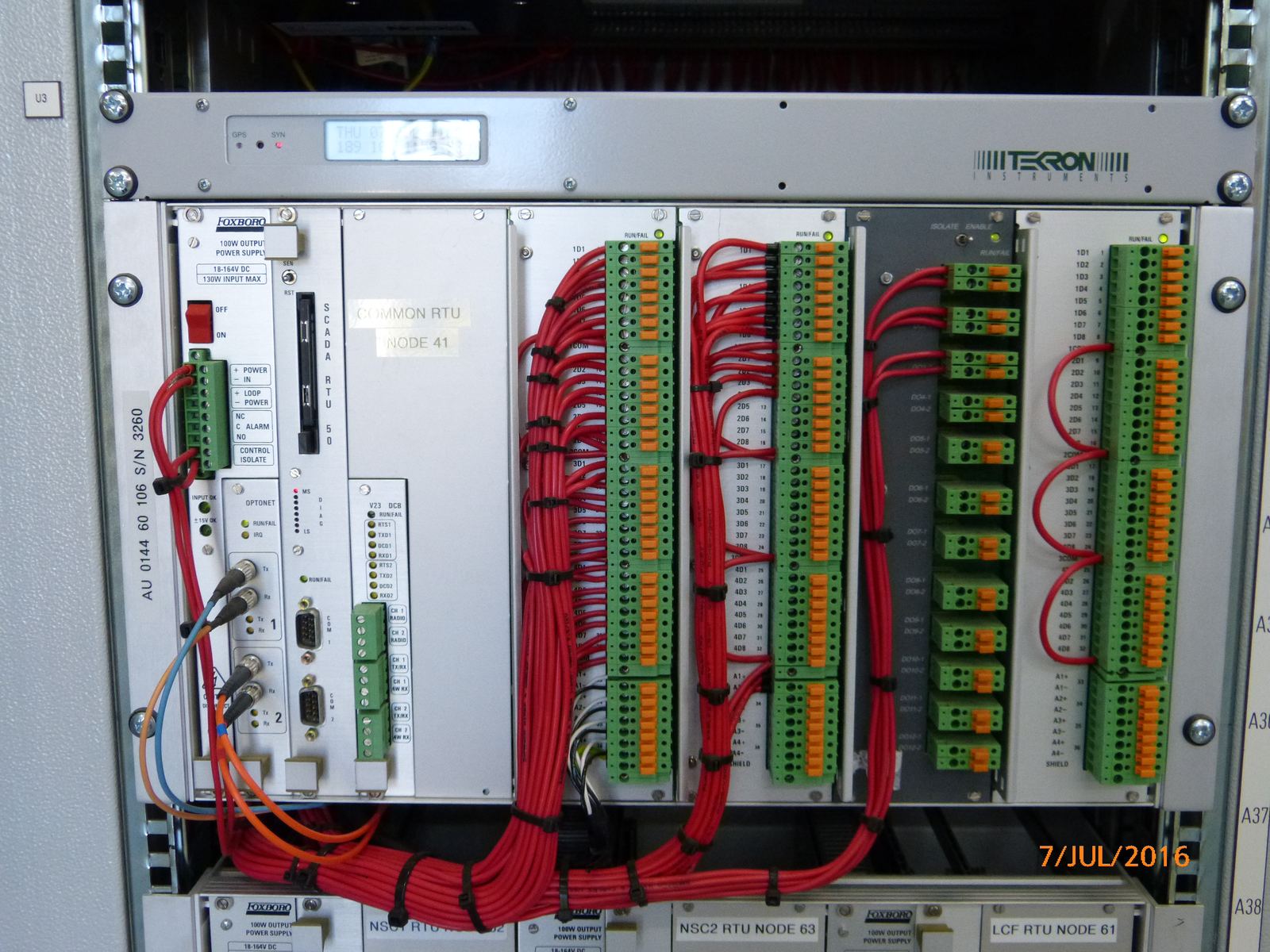 Remote terminal unit — RTU wiring and I/O