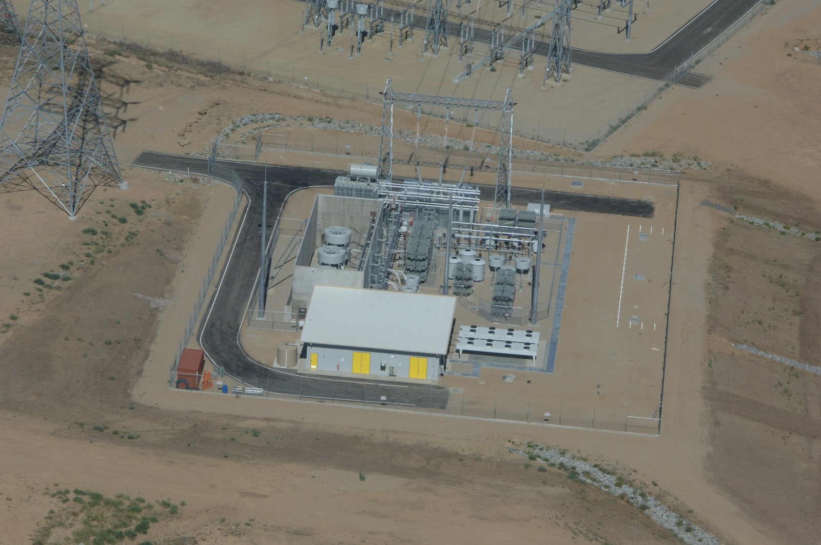 SVC installation, aerial view